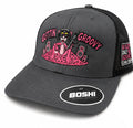 Gettin Groovy Panther Cap Grey and Black