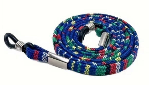 Blue glasses strings