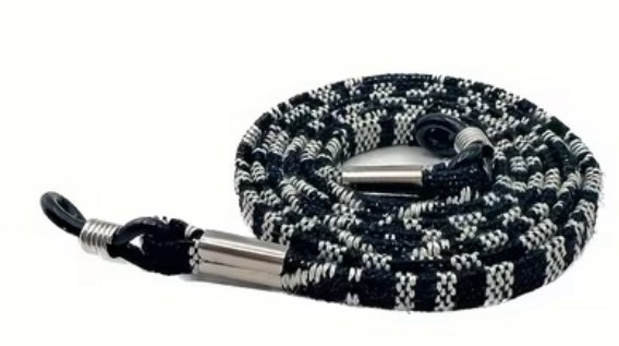Black and white glasses strings