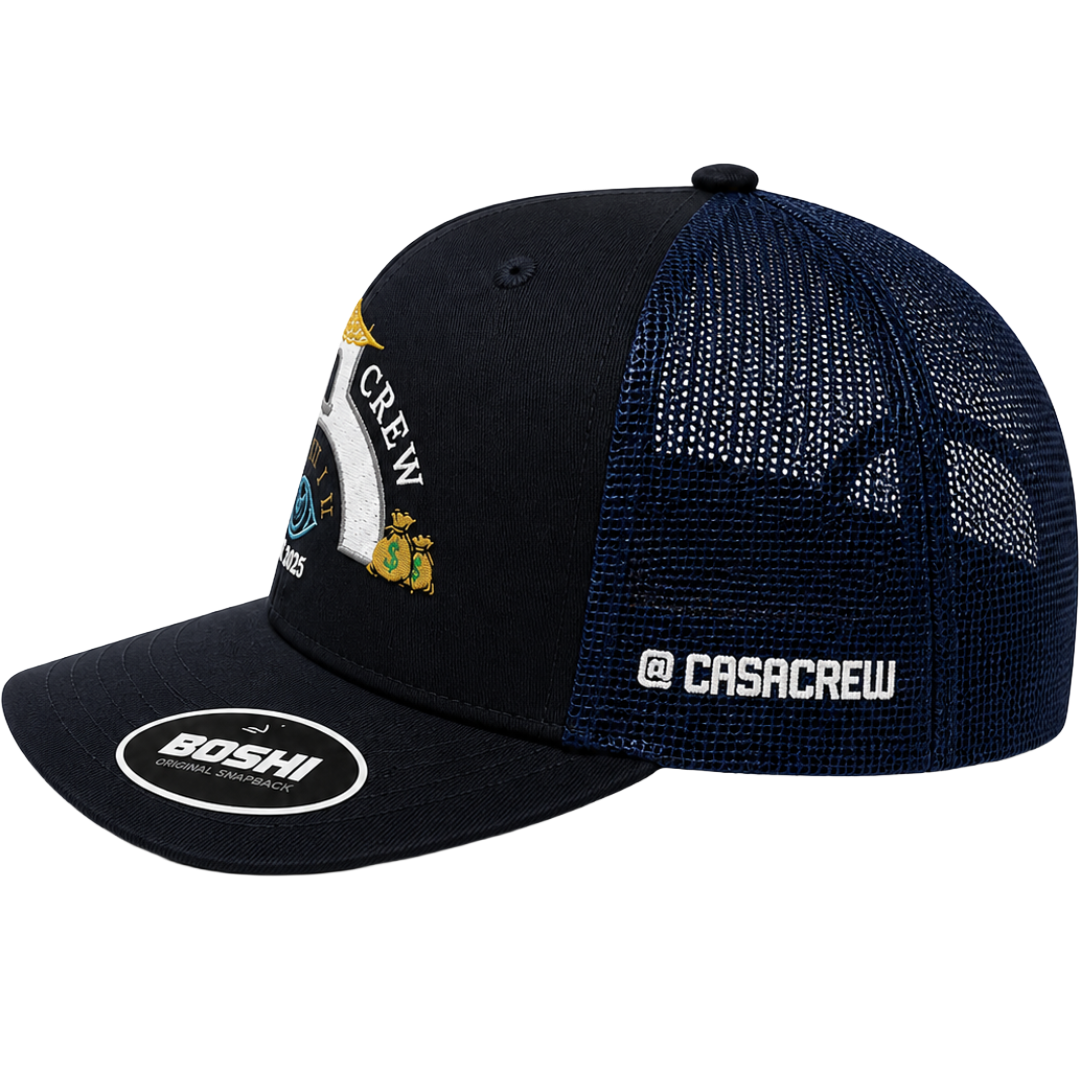 CC Tower – Black & Navy Trucker Cap