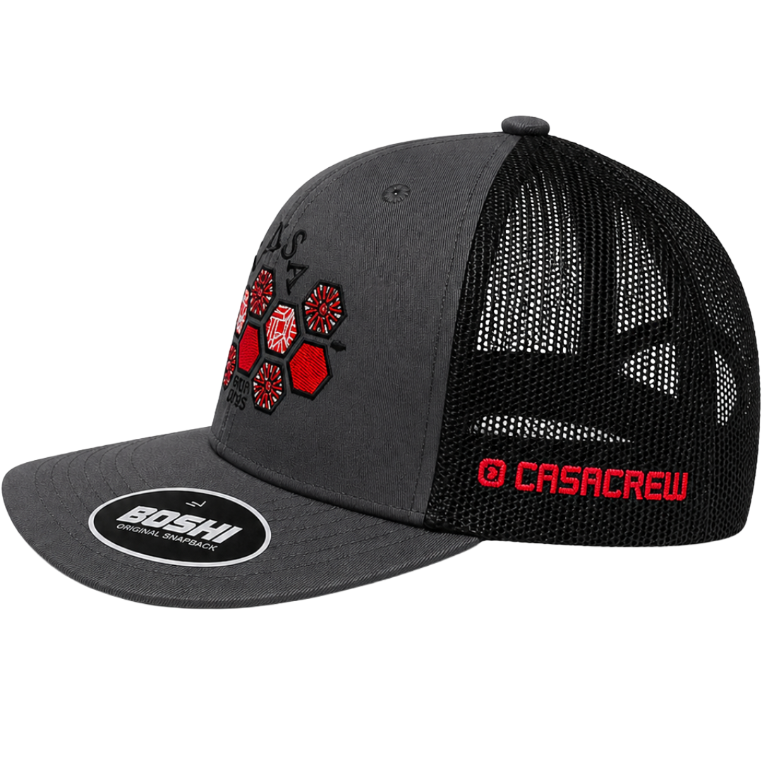 CasaCrew – Dark Grey & Black Trucker Cap