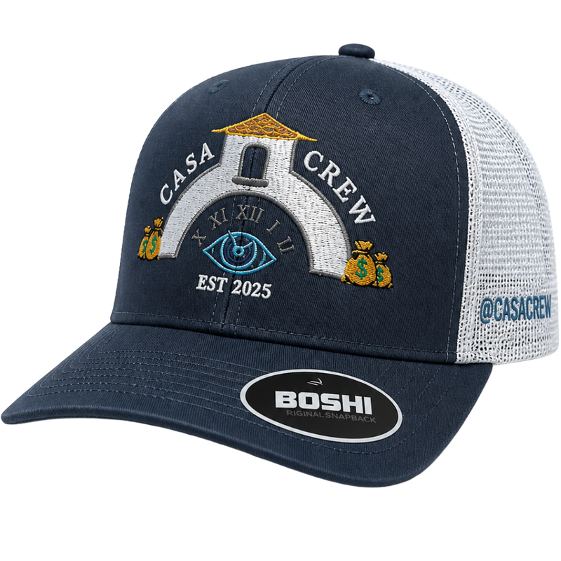 CC Tower – Navy & Grey Trucker Cap