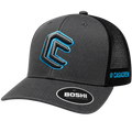 CC – Grey, Black & Blue Trucker Cap