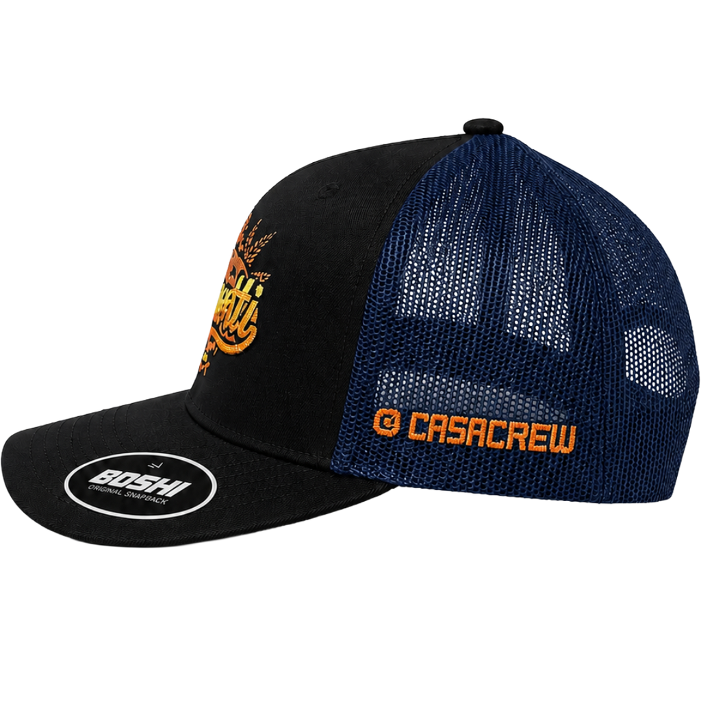 Biscotti – Black & Navy Trucker Cap