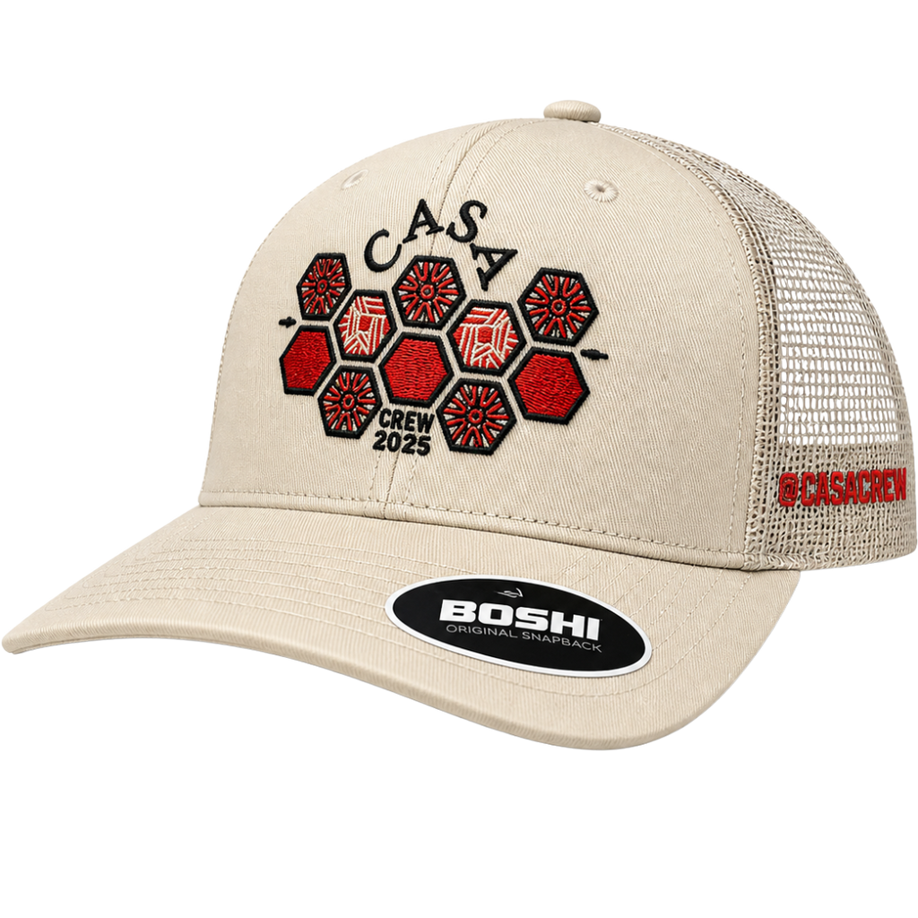 CasaCrew – White Trucker Cap