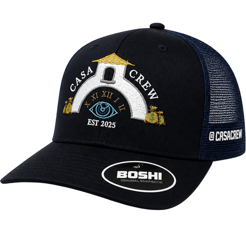 CC Tower – Black & Navy Trucker Cap