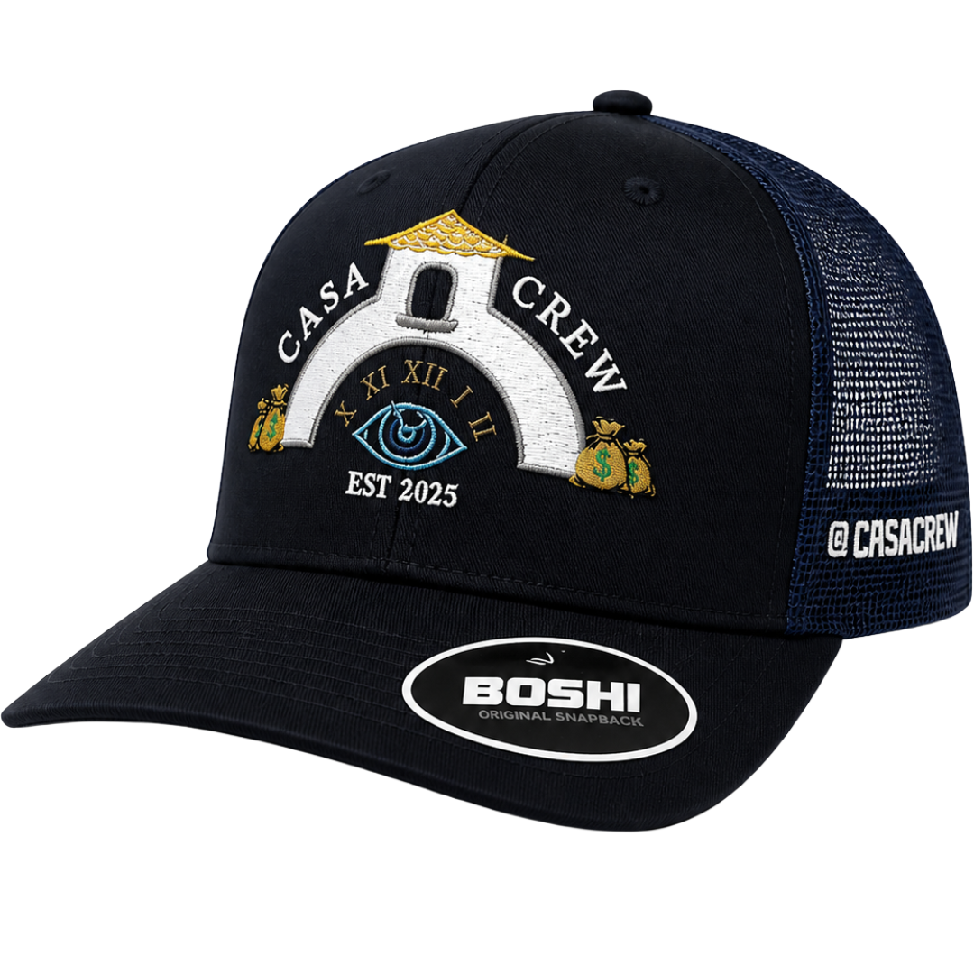 CC Tower – Black & Navy Trucker Cap